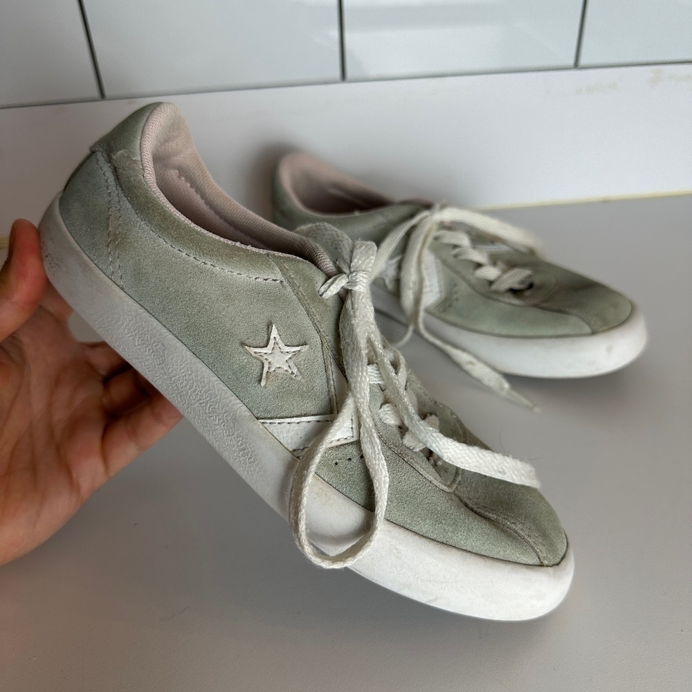 ! Converse Kids Breakpoint OX Mint Sneakers‎ Kids Size 1
